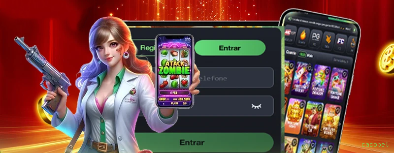 Controles de paJogonto e BRL em cacobet